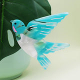 Sweet Swallow Acrylic Blue Bird Hairclip