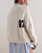 '87' Thick Knit Sweater