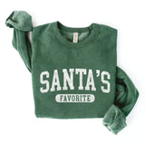 SANTA'S FAVORITE Graphic Sweatshirt