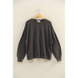 Acid Wash Oversized Sweatshirt