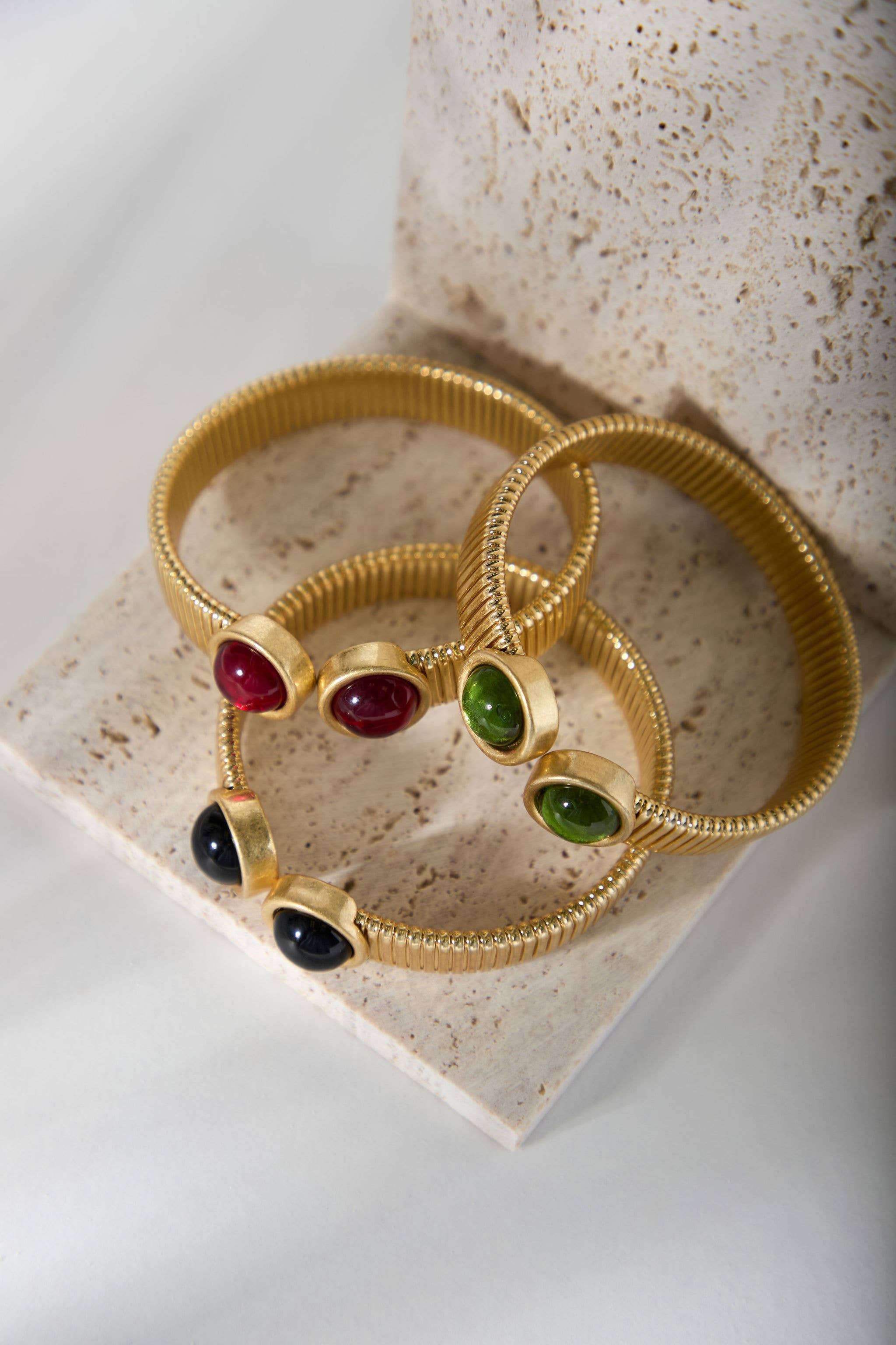 Stone Bangle Bracelet