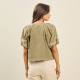 Embroidered blouse