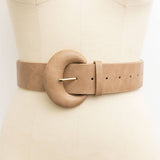 D-Ring Style Weathered Leather Belt