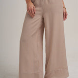 STRIPED TWO PIECE SET WITH FLOWY CAMI TOP AND WIDE LEG PANTS