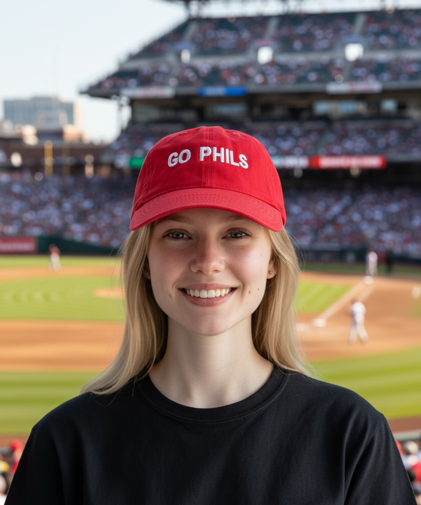 Philadelphia "Go Phils" Embroidered Hat