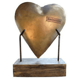 Metal Heart with Base