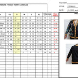 Hermione French Terry Cardigan | Floral Embroidered Jacket