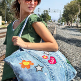 The Perfect Sized Denim Tote