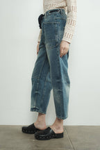 Barrel Denim Pants