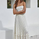 Lace Midi Skirt