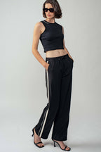 Sporty Stripe Maxi Pants