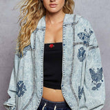 Vintage Embroidered Denim Jacket