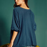 Solid Oversized Baggy Top