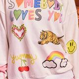'Somebody Loves You' Graphic Sweatshirt