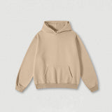 Heavyweight Washed Velvet Hooded Sweatshirt