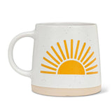 Wide Base Mug with Sun-3.5"H(14oz)