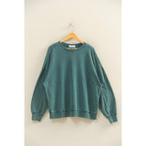 Acid Wash Oversized Sweatshirt