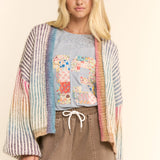 Pastel Rainbow Stripe Cardigan