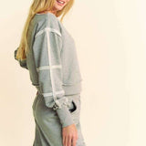 Raw Edge Outseam Sweatshirt