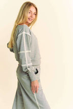 Raw Edge Outseam Sweatshirt