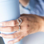 Silpada 'Simplex Cross' Textured Ring