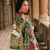 Wildheart Pixie Duster Crop Kimono w/ Unicorn & Castle