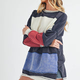 Colorblock Patchwork Sweatshirt