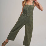 VINTAGE LEOPARD OVERALL JUMPSUIT WITH BARREL LEG SILHOUETTE