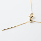 Faith Over Fear Gold Cross Necklace