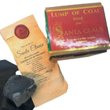 Lump of Coal soap from Santa