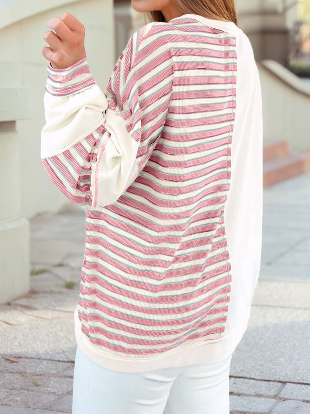 Split Design Pullover Hoodie