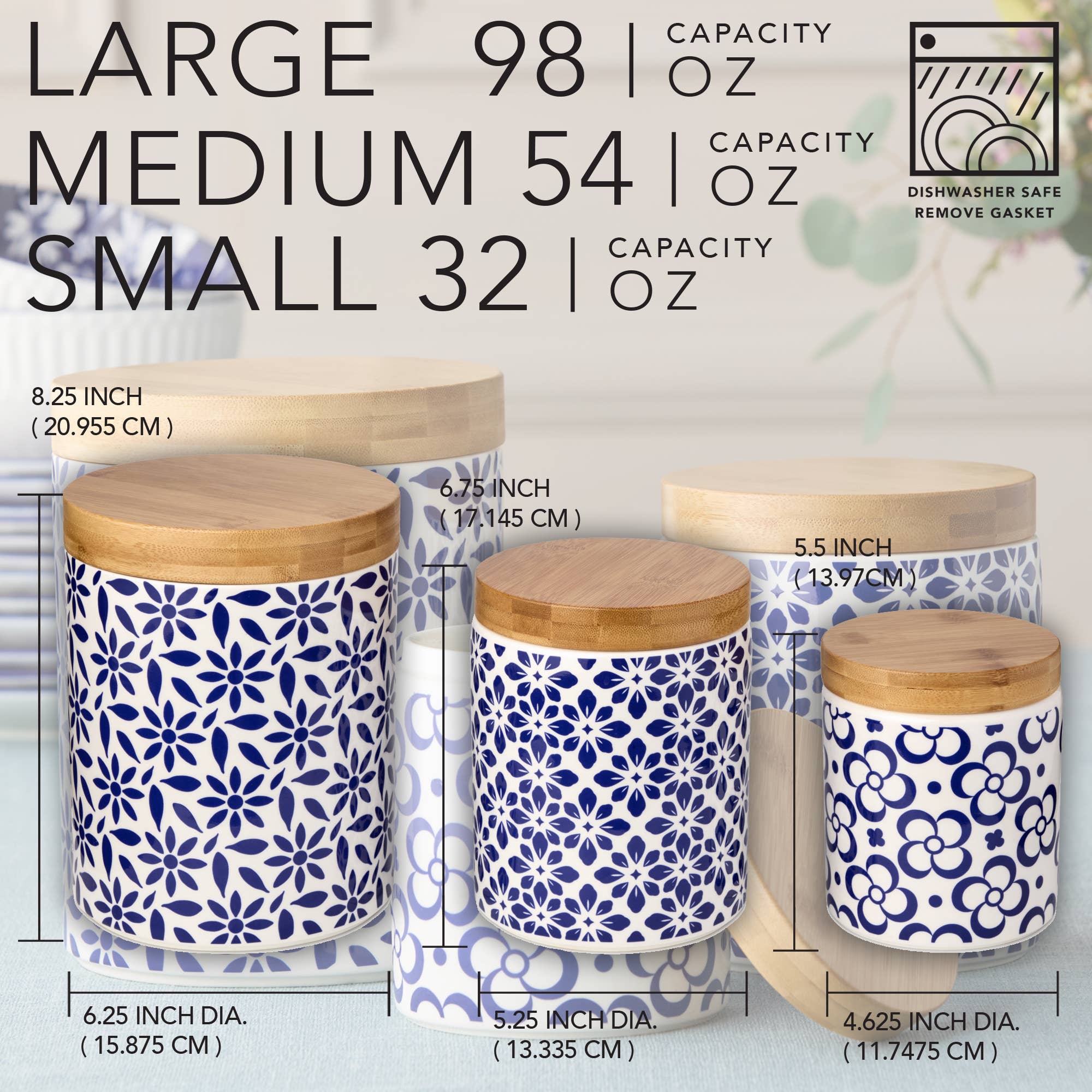 Madison 3pc Canister Set