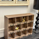 Rustic Recycled Pine Cubby Box