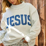 IT2594-JESUS | 'JESUS & GOD IS GOOD' Reversible Sweatshirt