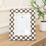 Wood photo frame (CHECK) (5x7 pic) Everyday - 70035
