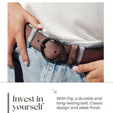 Pip | Vintage Full-Grain Leather Belt for Women
