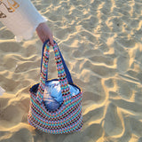 Handwoven Beach Tote Bag