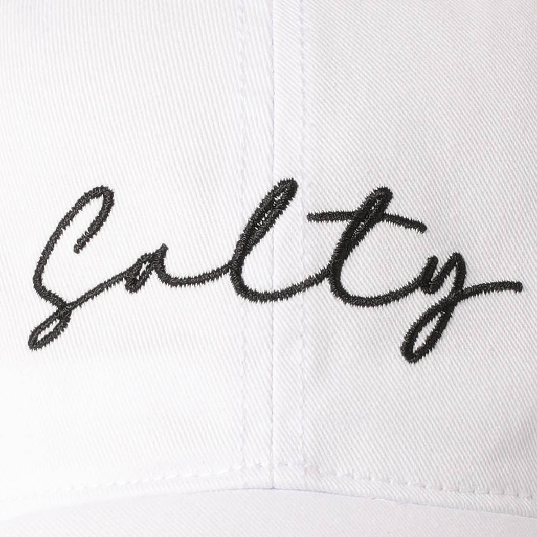 'Salty' Embroidered Baseball Cap