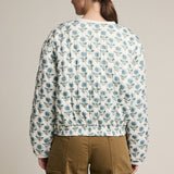 Floral Quilted Zip-Up Jacket - RJ1150