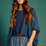 Solid Oversized Baggy Top