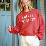 coffee weather crewneck