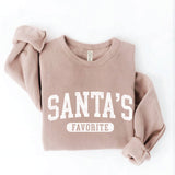 SANTA'S FAVORITE Graphic Sweatshirt