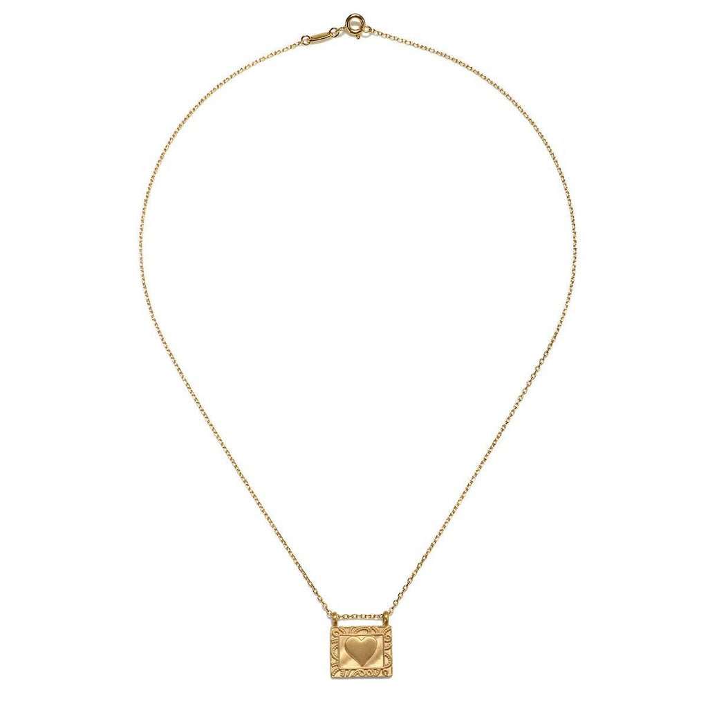 Heart Centered Gold Necklace