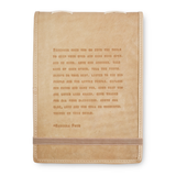 "Remember When" (Rebecca Puig) Leather Journal - Honey