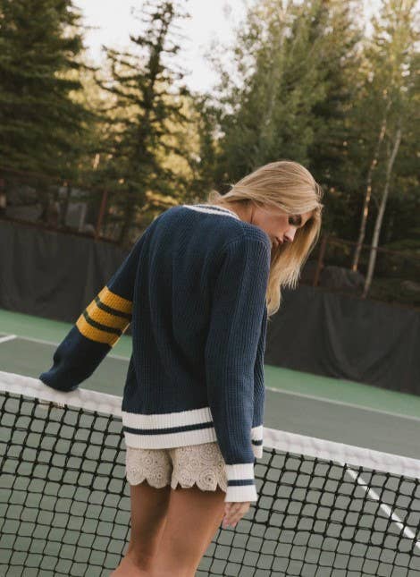 Varsity Oversized Cardigan