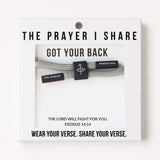 GOT YOUR BACK, Christian Cord Bracelet | Bible Verse Gift