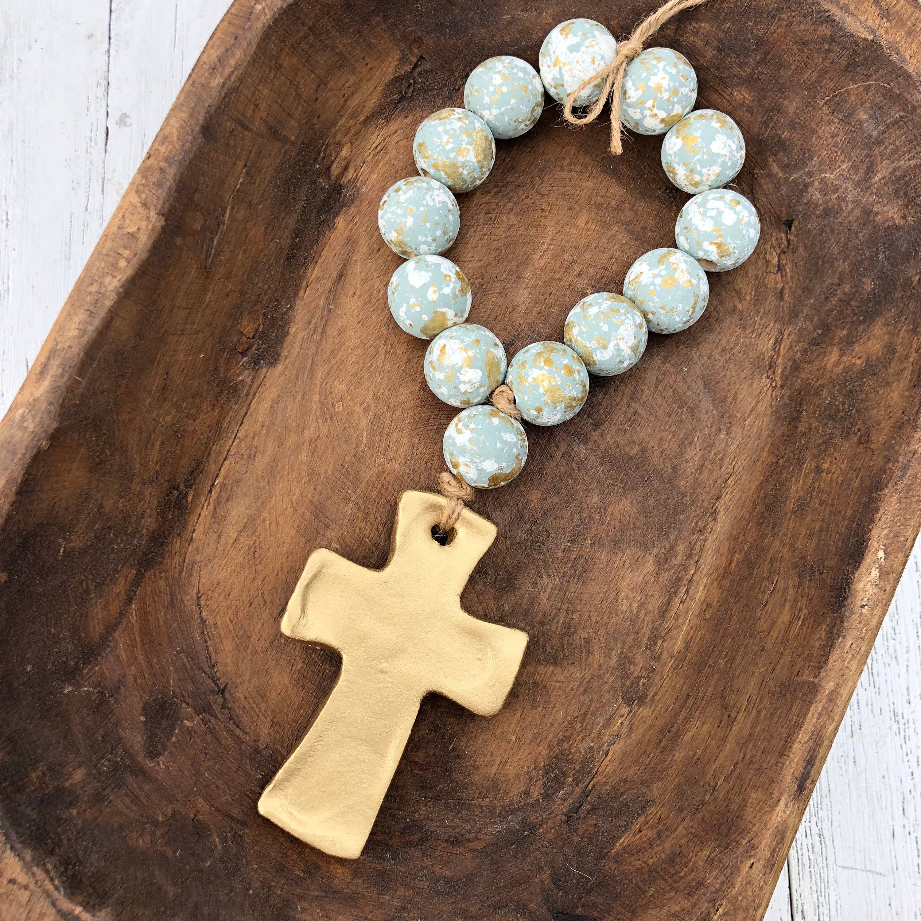 Blessing Beads with Cross (Medium)