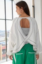 Open Back Sweater