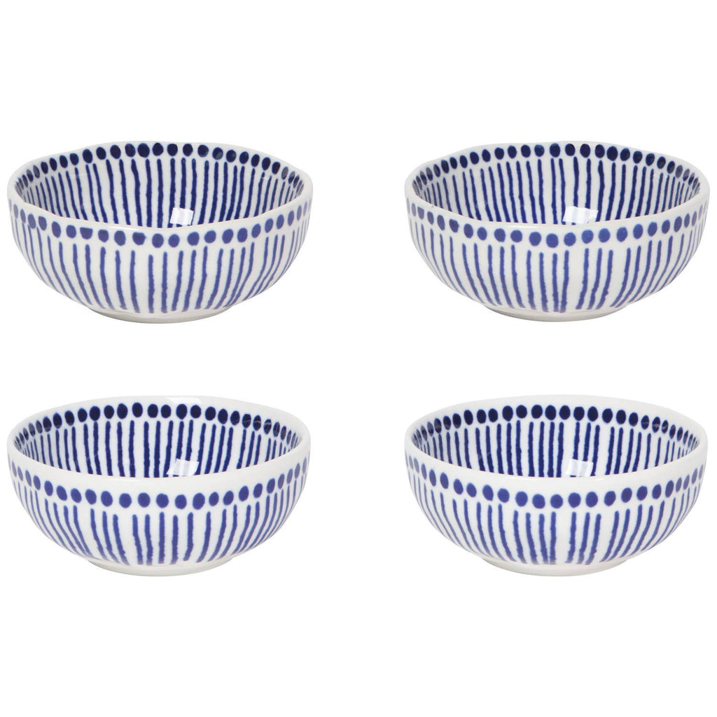 Sprout Stamped Pinch Bowls - Set of 4
