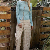 Slim Fit Knit Button Top - RTK1029